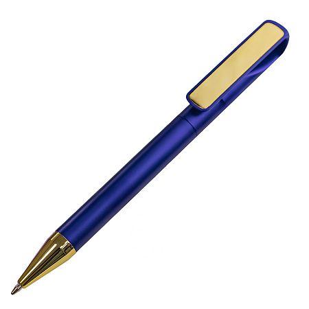 Ручка шариковая GLOSSY GOLD, сизый, золотистый