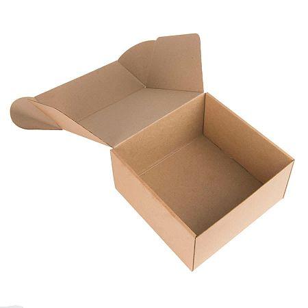Коробка подарочная BOX, размер 20,5 x 21 x  11см, коричневый