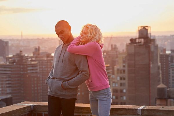 Толстовка с капюшоном женская Hoodie, фиолетовый меланж