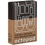 Органайзер с беспроводной зарядкой и набором адаптеров Octopod, черный