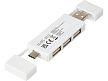 Mulan Двойной USB 2.0-хаб, белый