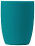 Кружка с покрытием soft-touch Tulip Gum, бирюзовый 320C