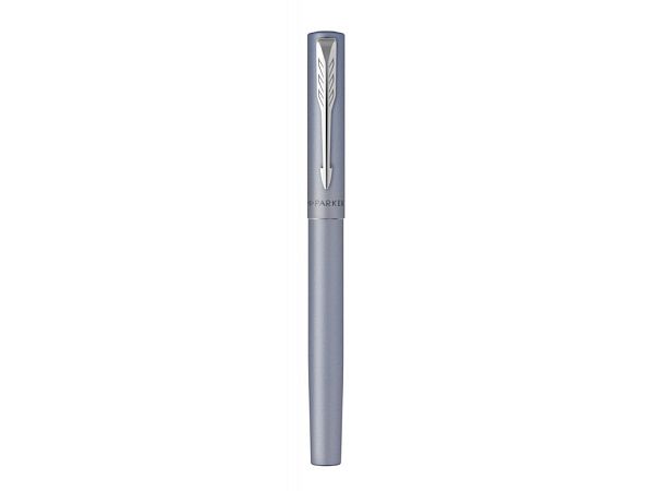Перьевая ручка Parker Vector XL Silver Blue CT, цвет чернил blue, перо: F/M, в подарочной упаковке.