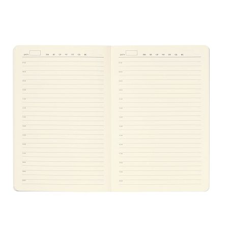 Ежедневник Latte soft touch недатированный, черный