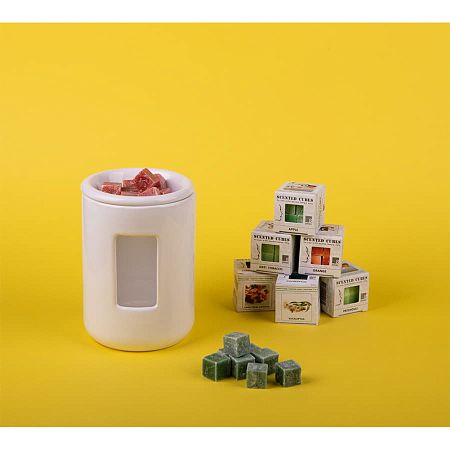 Аромалампа SCENT, белый, 12,5х8,5см, керамика=, белый