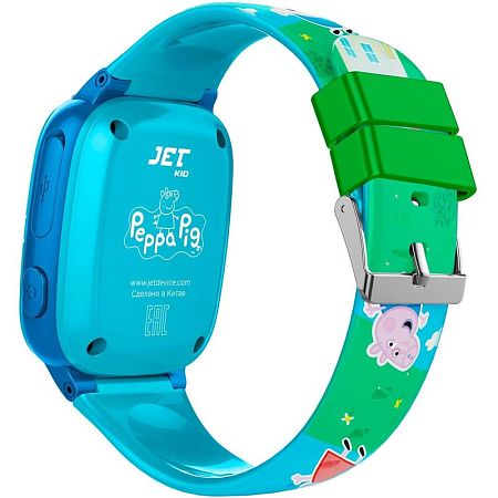 Фитнес-браслет Jet Kid Peppa Pig голубой