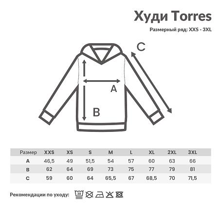 Худи Iqoniq Torres из переработанного неокрашенного хлопка, унисекс, 340 г/м²