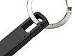 USB 2.0- флешка на 32 Гб c подсветкой логотипа Hook LED, темно-серый, синяя подсветка